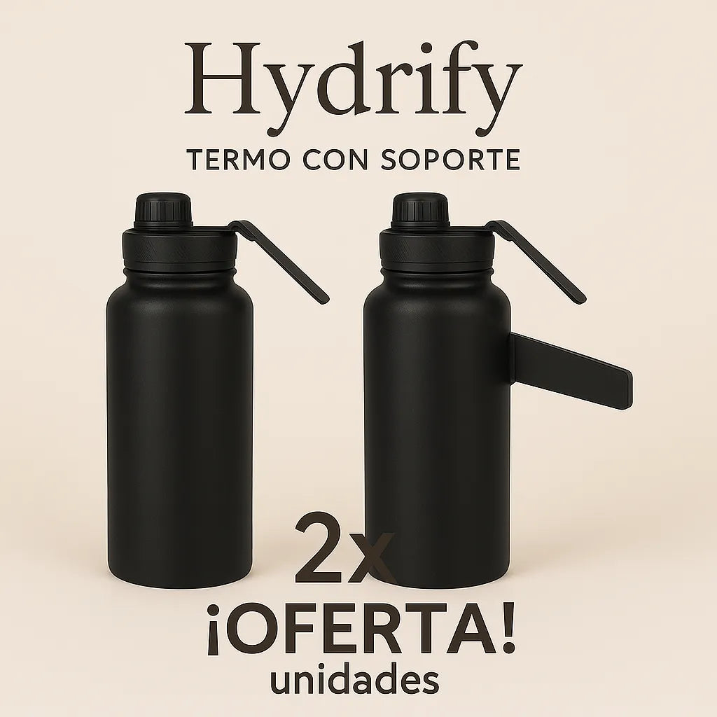Apto para todos los celulares 💎 Hydrify™ • Botella térmica con soporte Selfie magnético 360° ⚡ Pide la tuya HOY con Envío GRATIS 🚚🔥