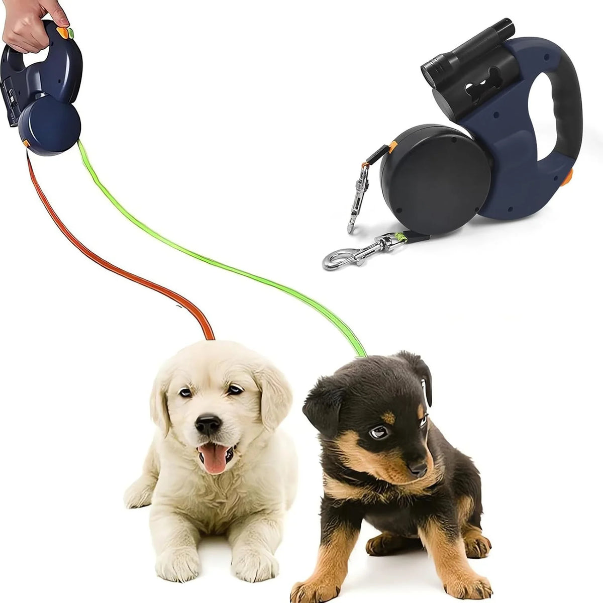 Pasea 2 perros sin enredos ni jalones SmartLesh™ 360