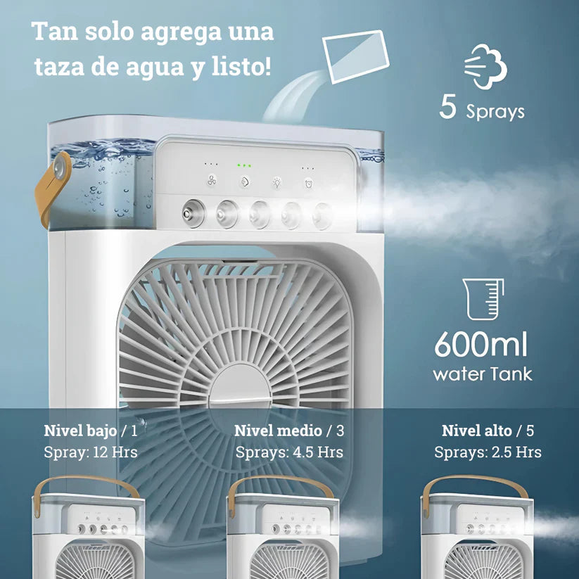¡Dile adiós al bochorno en segundos! 🌬️ Últimas unidades del AirFlex® te refresca al instante, donde estés + Cargador ✅