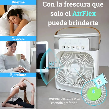 ¡Dile adiós al bochorno en segundos! 🌬️ Últimas unidades del AirFlex® te refresca al instante, donde estés + Cargador ✅