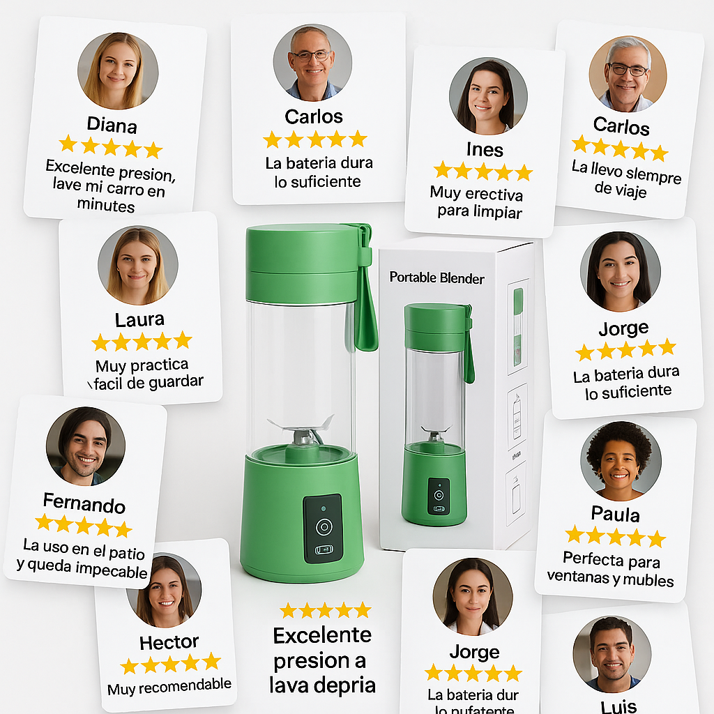 ¿Sin tiempo ni cocina? En segundos tu bebida lista con QuiclyBat™ — llévala donde quieras.