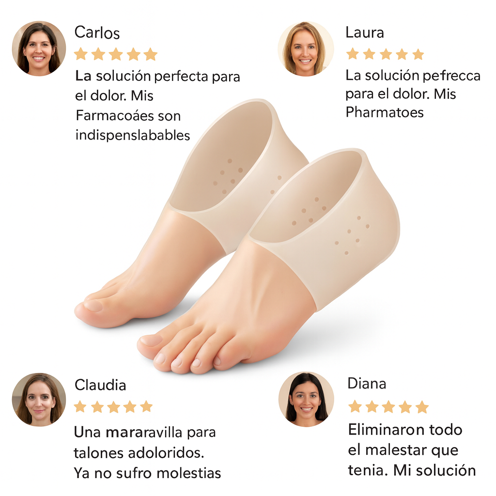 Taloneras Ortopédicas Invisibles transpirables - HeelPads™ I Pocas Unidades Disponibles.