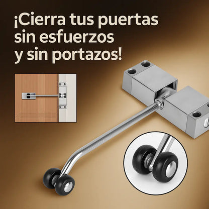 La solución para esa puerta🚪Instala SmartClose™ Cierrapuertas Automático y olvídate del ruido, corrientes de aire 50% Hoy