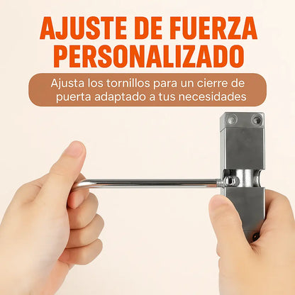 La solución para esa puerta🚪Instala SmartClose™ Cierrapuertas Automático y olvídate del ruido, corrientes de aire 50% Hoy