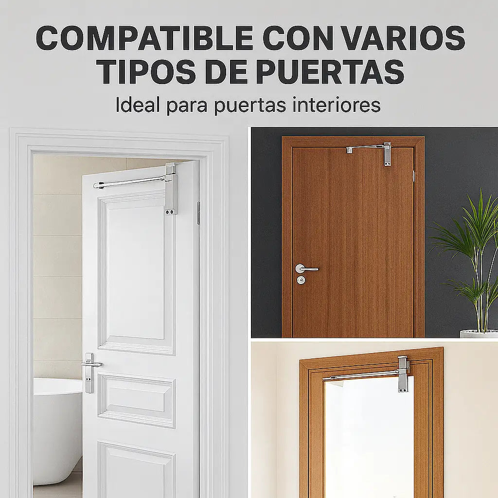 La solución para esa puerta🚪Instala SmartClose™ Cierrapuertas Automático y olvídate del ruido, corrientes de aire 50% Hoy