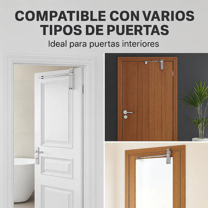 La solución para esa puerta🚪Instala SmartClose™ Cierrapuertas Automático y olvídate del ruido, corrientes de aire 50% Hoy