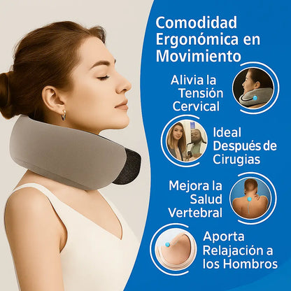 Despídete del dolor de cuello y cuida tu columna con DreamTrip™ Almohada Ergonómica de viaje 🔥 ¡Solo hoy con 40 % OFF + Envío Gratis!
