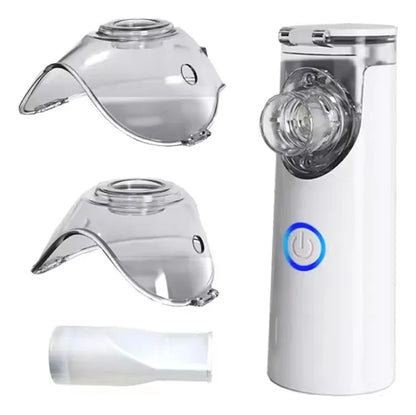 ¡Dile Adiós a la Falta de Aire! Nebulizador Portatil Recargable con Mascaras para Niños y Adultos | Pocas Unidades ✅