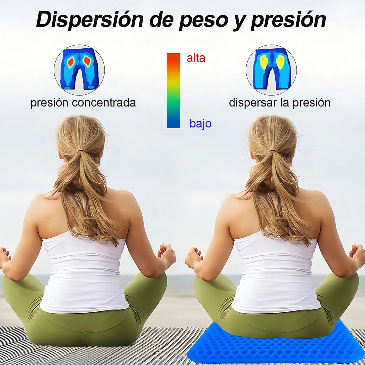 No aguantes más el dolor al sentarte. Sentiras el cambio desde el primer uso – Vive con comodidad.