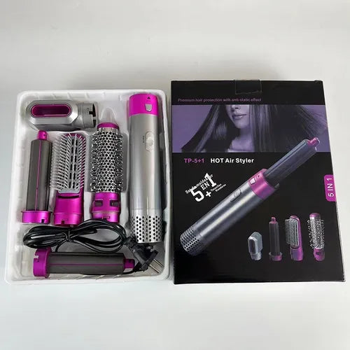 ¡Dile adios a tu cabello con frizz o sin forma! ZionStyle™ (5en1) Seca, Alisa y Riza en minutos –  Pocas Unidades con 50% Off ✅