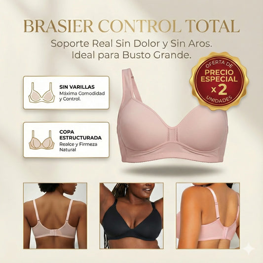 Soporte Real No sufras más. SoftLift Curve Bra ofrece la Estabilidad y Firmeza también para Busto Abundante 40% solo Hoy.