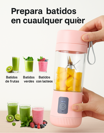 ¿Sin tiempo ni cocina? En segundos tu bebida lista con QuiclyBat™ — llévala donde quieras.