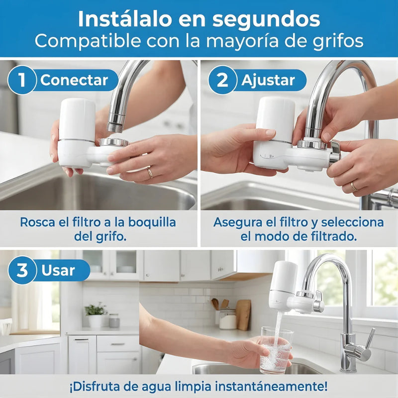 Filtro de Agua 7 etapas de limpieza con ceramica.