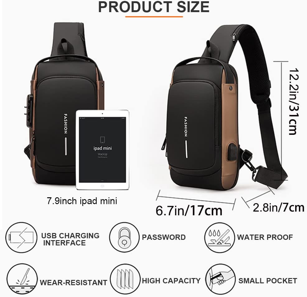 Bolso Antirrobo de Cuero Premium – Seguro, Elegante y Funcional para el Día a Día