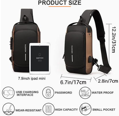 Bolso Antirrobo de Cuero Premium – Seguro, Elegante y Funcional para el Día a Día