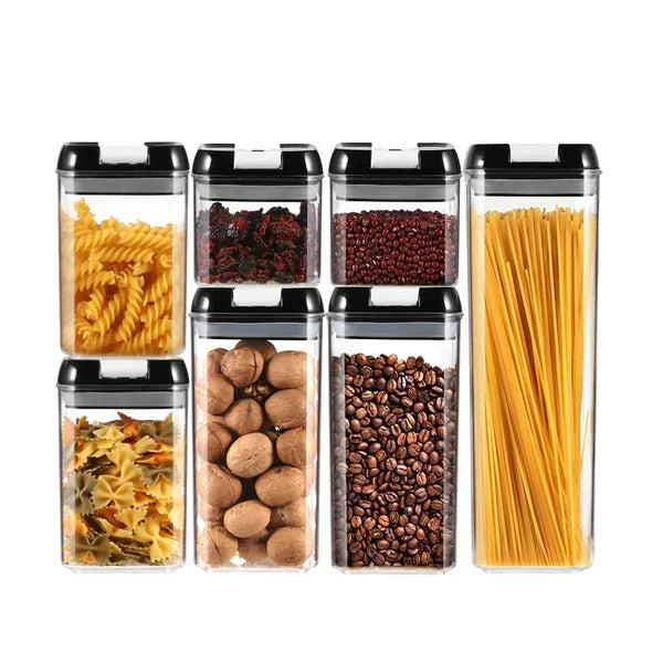 Set 7 recipientes hermeticos de cocina Sellofresh