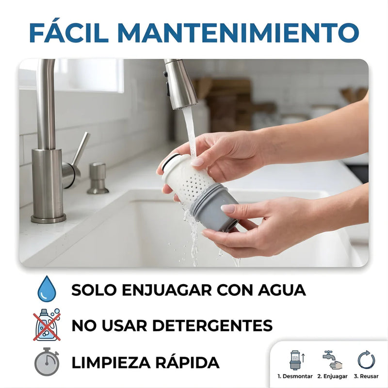 Filtro de Agua 7 etapas de limpieza con ceramica.