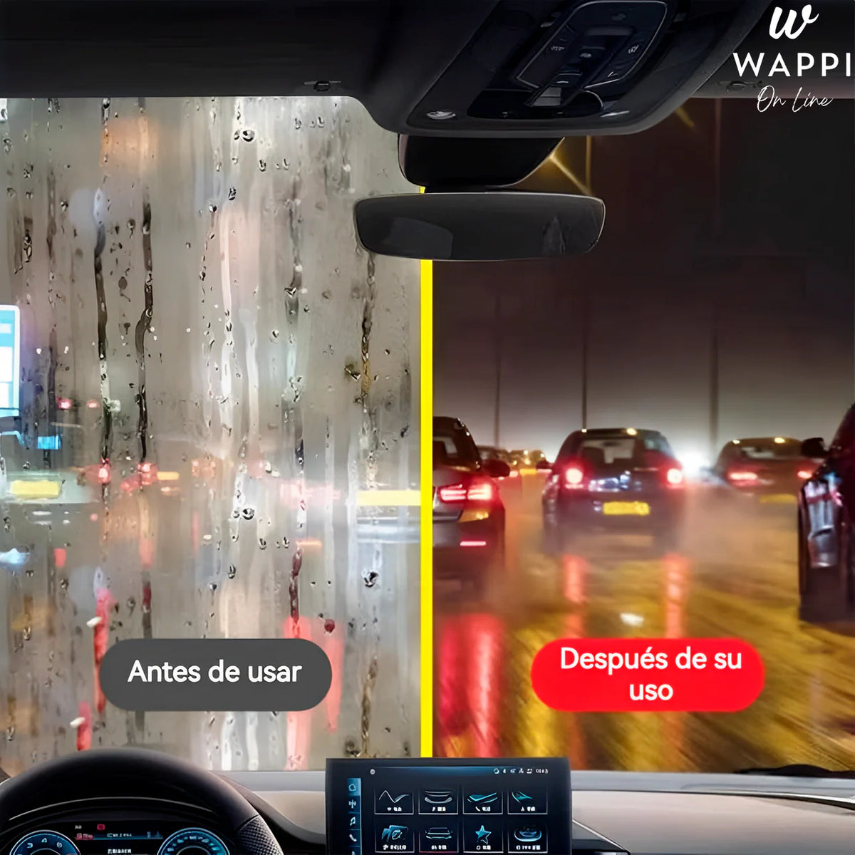 Dile adiós a los vidrios sucios y empañados, conduce con total visibiliad.
