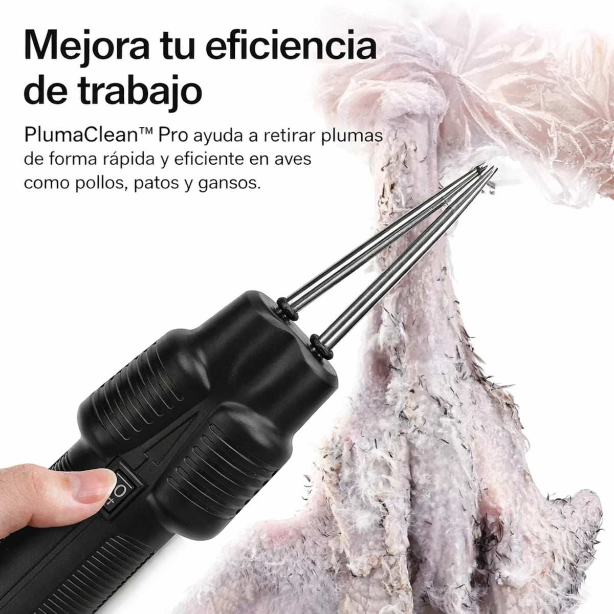 Despluma en minutos lo que antes tardabas horas.