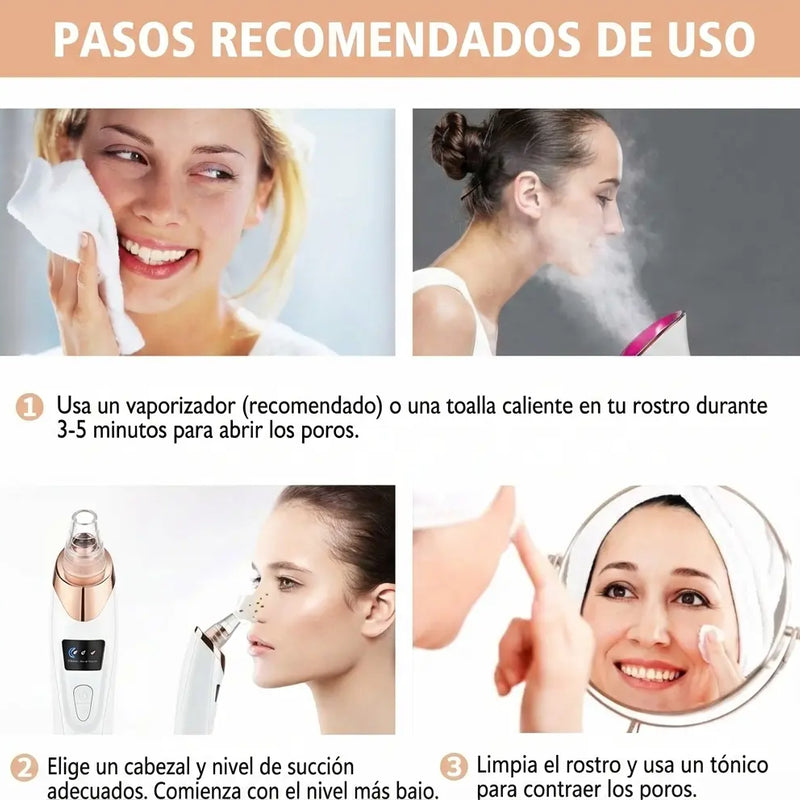Poros más limpios y piel más fresca con PureSkin™ Pro