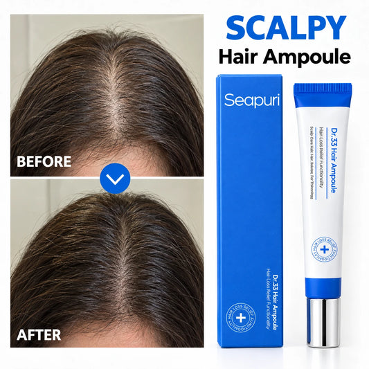 Seapuri Dr.33 Hair Ampoule — cuidado capilar avanzado en un solo paso.
