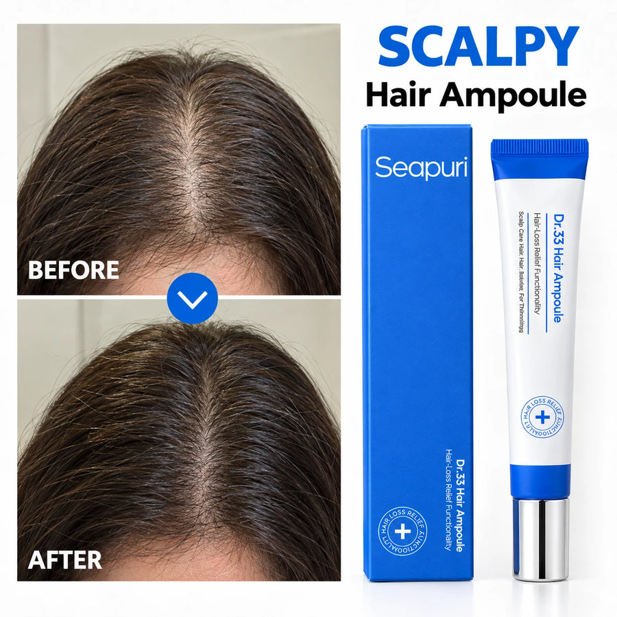 Seapuri Dr.33 Hair Ampoule — cuidado capilar avanzado en un solo paso.