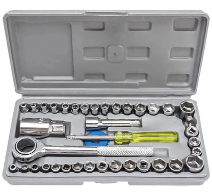 Juego de Herramientas 40 Piezas | Set de Dados Multiusos con Estuche