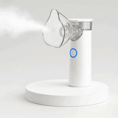 ¡Dile Adiós a la Falta de Aire! Nebulizador Portatil Recargable con Mascaras para Niños y Adultos | Pocas Unidades ✅