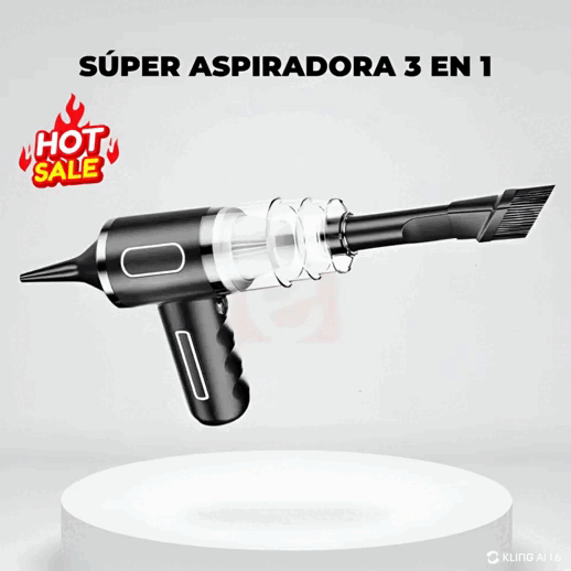 ¡Adiós al polvo en tu auto en Segundos!  🚀 Últimas unidades de la Turbo Aspiradora (3en1)® Recargable ✅