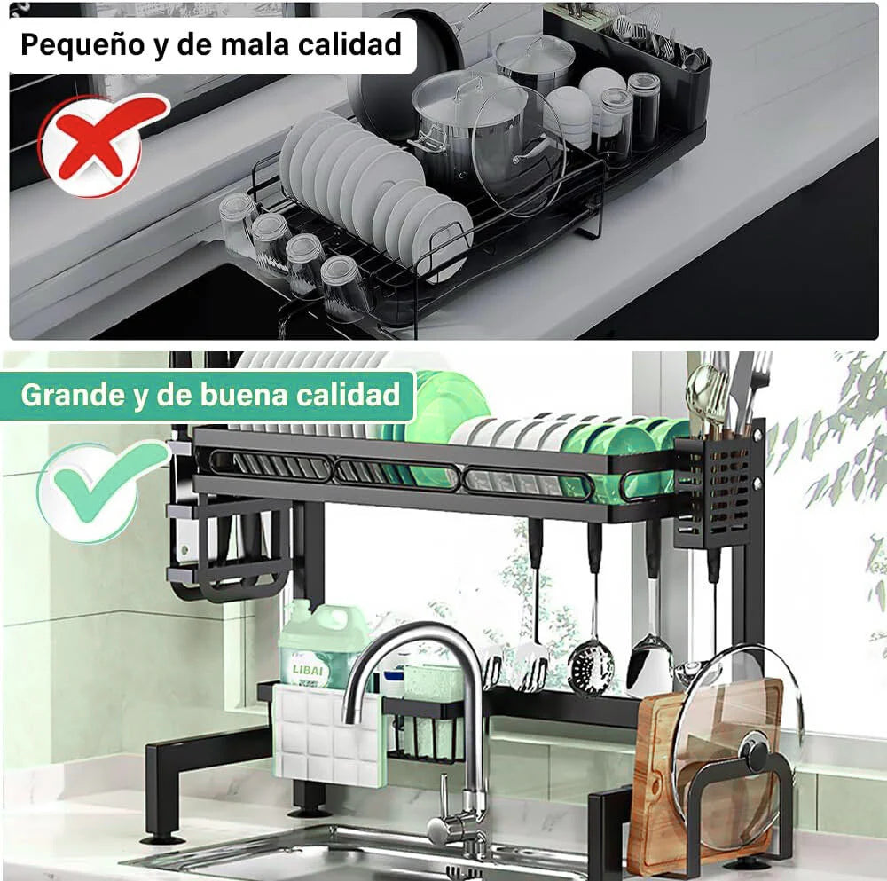 No más platos tirados, mesones mojados ni caos en la cocina.