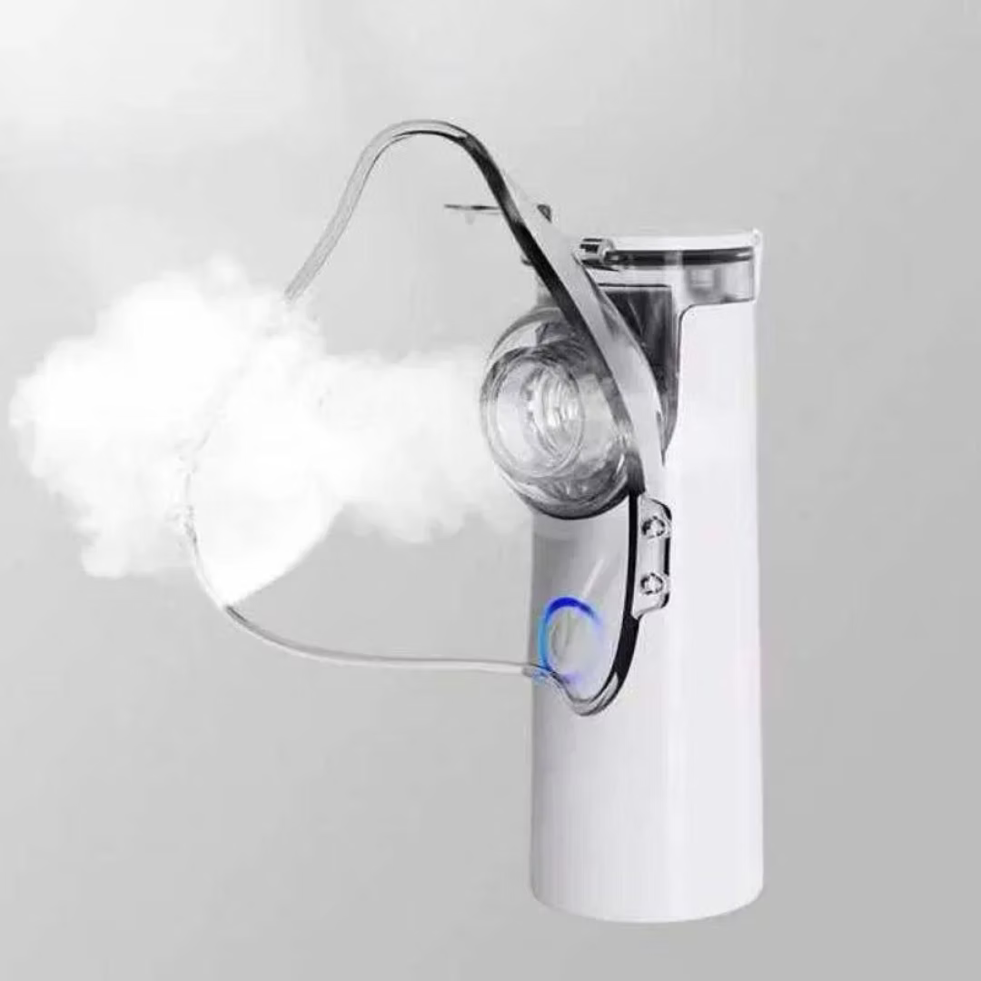 ¡Dile Adiós a la Falta de Aire! Nebulizador Portatil Recargable con Mascaras para Niños y Adultos | Pocas Unidades ✅