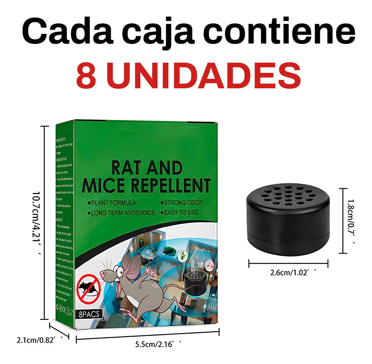 Sin ratones, sin daños, sin infecciones.