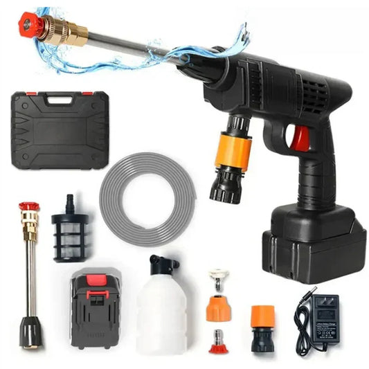 Hydrojet™ 48V | Hidrolavadora Inalámbrica Portátil de Alta Presión 💦 Limpieza rápida y poderosa en cualquier lugar