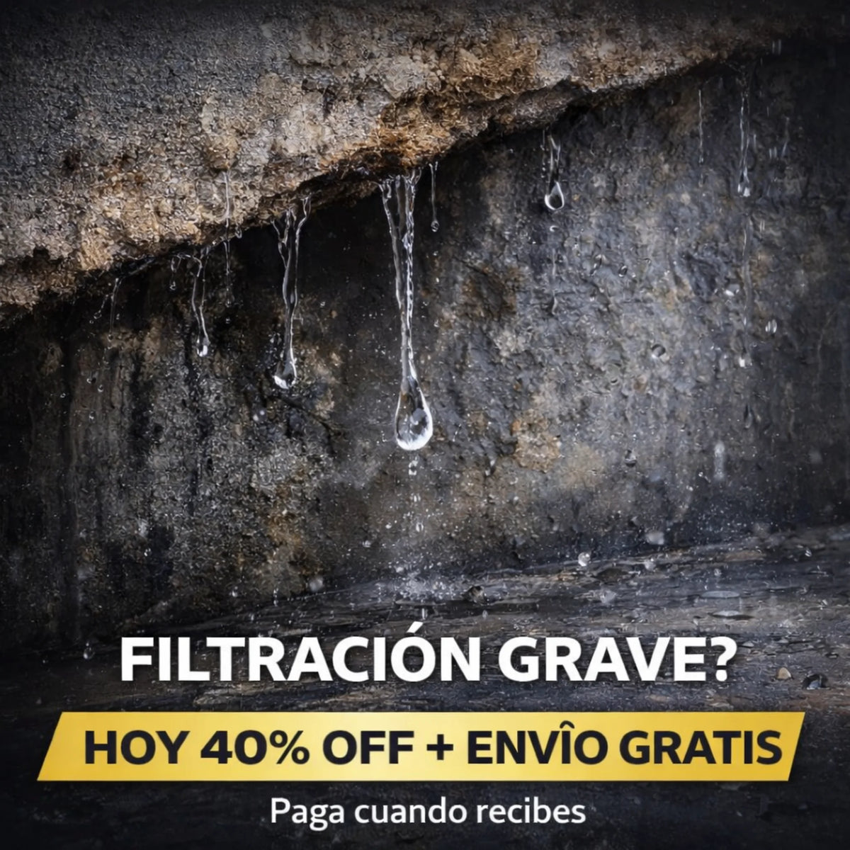 ¿Filtraciones en tu casa? Esto puede costarte mucho, sella e impermeabiliza fácil y en minutos