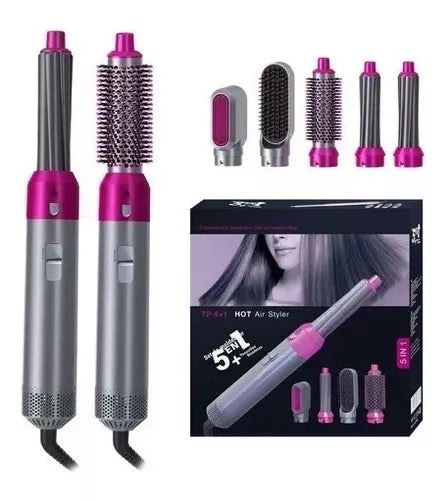 ¡Dile adios a tu cabello con frizz o sin forma! ZionStyle™ (5en1) Seca, Alisa y Riza en minutos –  Pocas Unidades con 50% Off ✅
