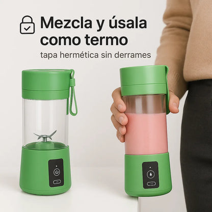 ¿Sin tiempo ni cocina? En segundos tu bebida lista con QuiclyBat™ — llévala donde quieras.