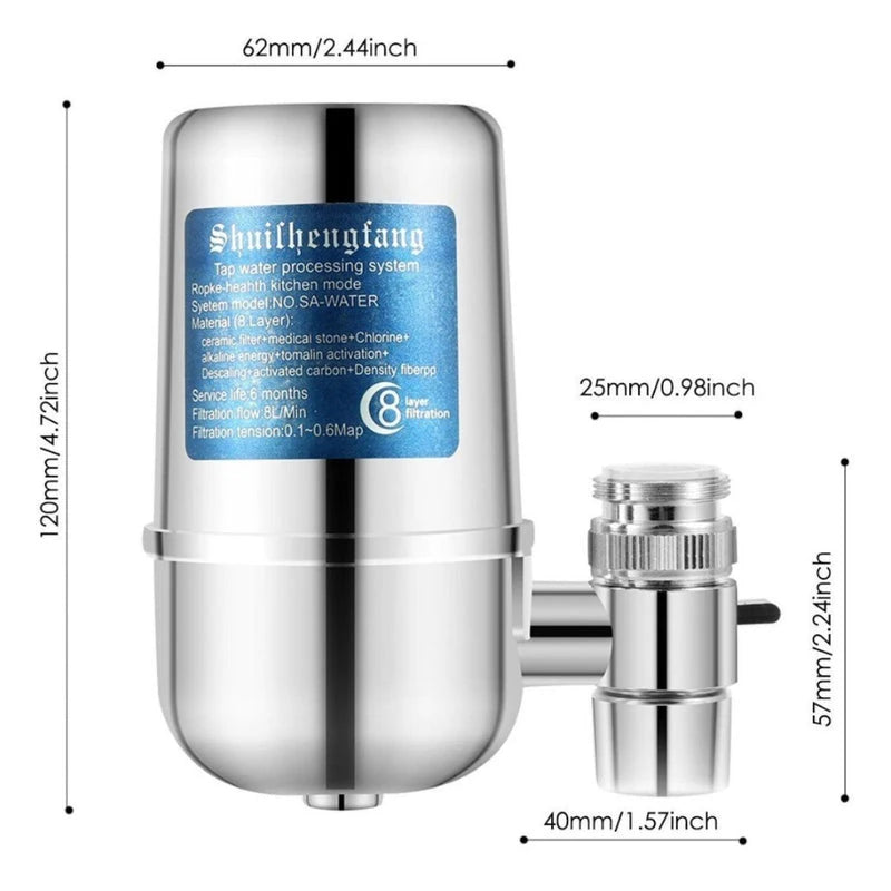 AquaShield Filtro de agua Ahorra en Botellones, ten siempre agua limpia.