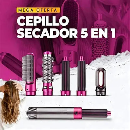 ¡Dile adios a tu cabello con frizz o sin forma! ZionStyle™ (5en1) Seca, Alisa y Riza en minutos –  Pocas Unidades con 50% Off ✅