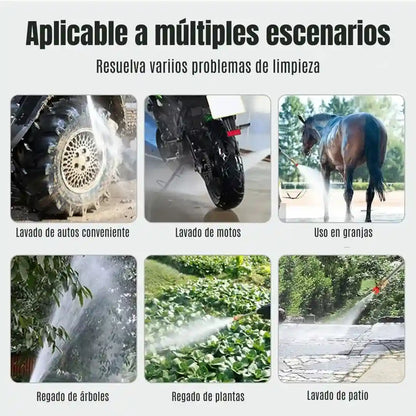 Hydrojet™ 48V | Hidrolavadora Inalámbrica Portátil de Alta Presión 💦 Limpieza rápida y poderosa en cualquier lugar