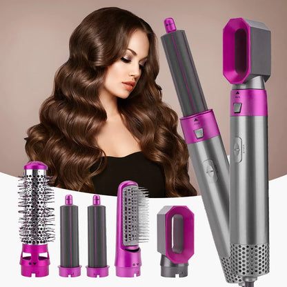 ¡Dile adios a tu cabello con frizz o sin forma! ZionStyle™ (5en1) Seca, Alisa y Riza en minutos –  Pocas Unidades con 50% Off ✅
