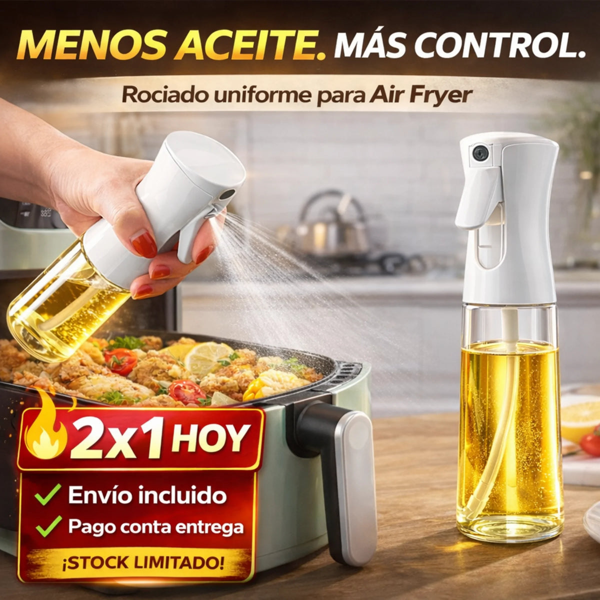 Menos exceso y más control en cada preparación · Llévate 2 y paga 1