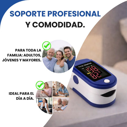 Ten control sobre tu Salud en segundos en tiempo real. Evita sustos.